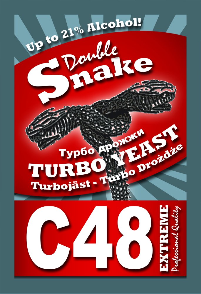 Turbo yeast double snake